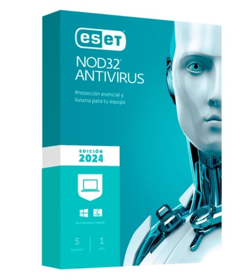 ESET NOD32 ANTIVIRUS 2024 - 5 PCS